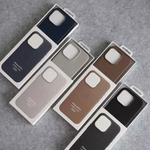 Leather Case (с сенсорной клавишей и АНИМАЦИЕЙ) для iPhone 16 Pro Max