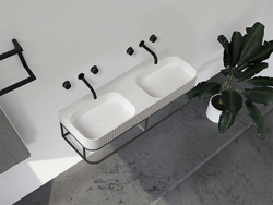 Консоль с раковиной Abber Stein 120 AS2646 Черная