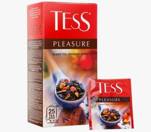 ЧАЙ TESS ЧЕРНЫЙ PLEASURE 25*1.5ГР