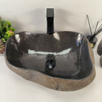 Раковина из речного камня RS-65414 52*38*15 0862