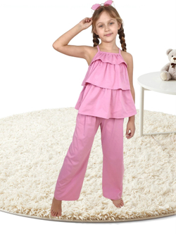 02-160-3 Комплект для девочки (джемпер+ брюки)