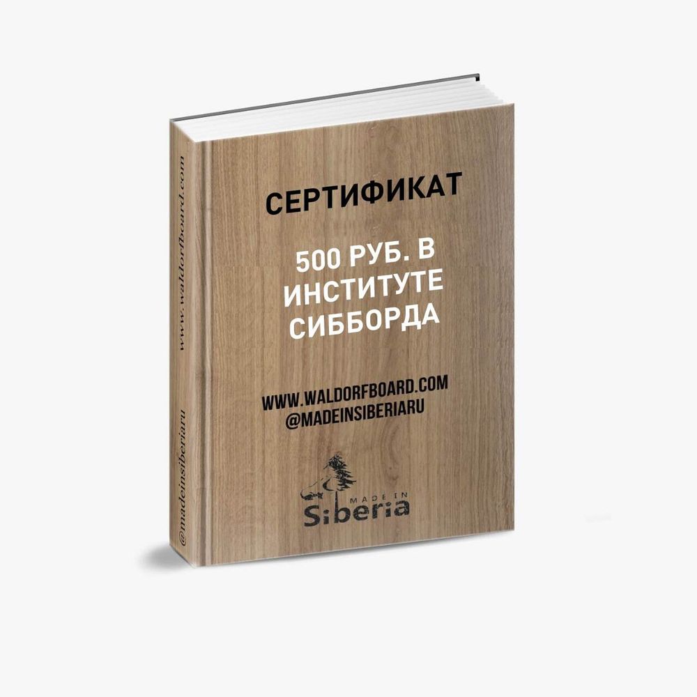Подарок: Сертификат на 500 руб. в Институт Сибборда