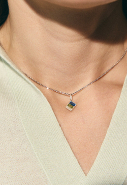 Подвес из серебра "Горные просторы"