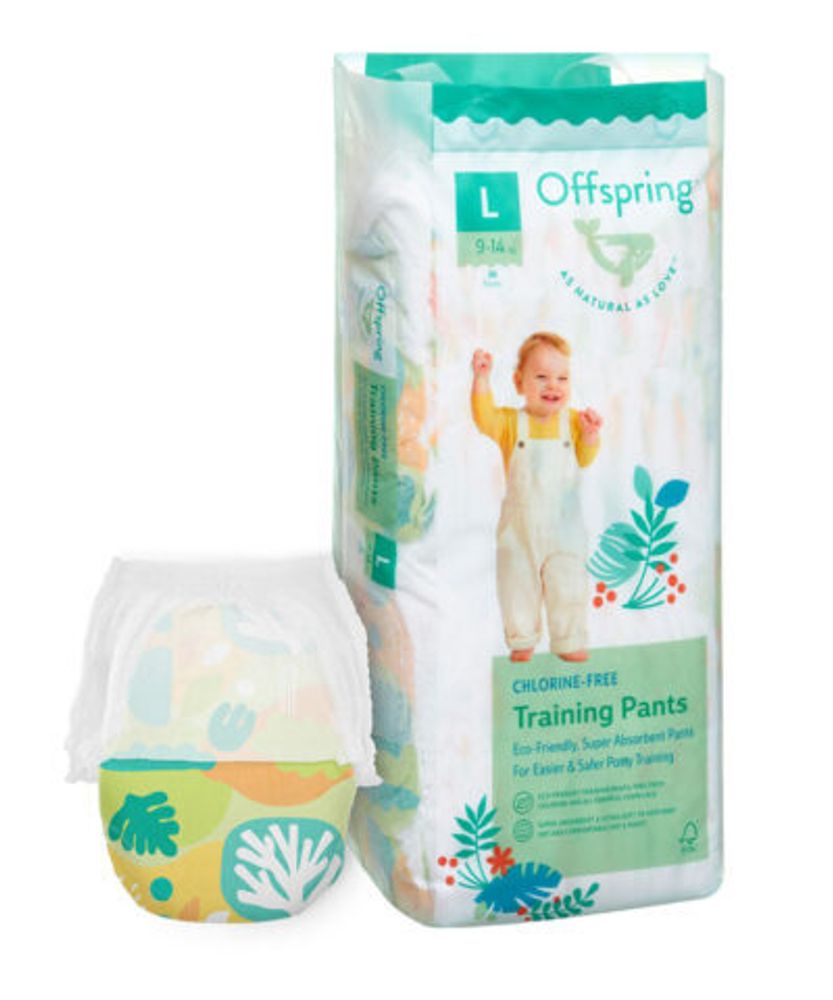 Offspring трусики-подгузники L 9-14кг 36шт лес
