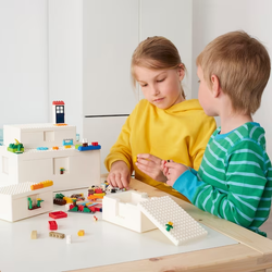 БУГГЛЕК BYGGLEK Набор ЛЕГО LEGO 201 штука, разные цвета
