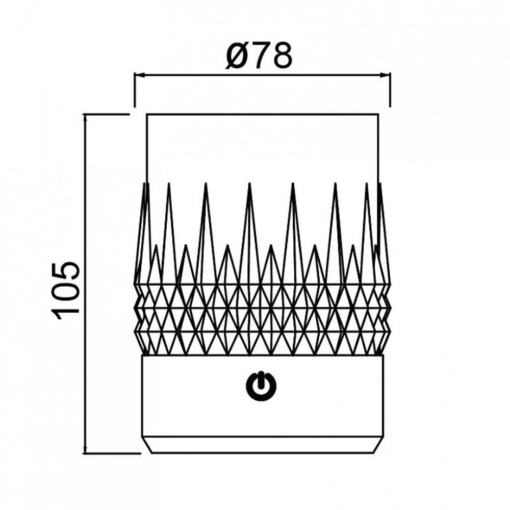 Стакан Mantra LAX 9084
