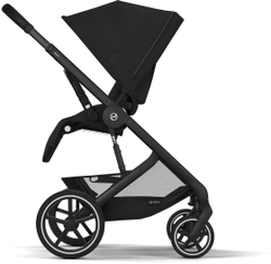 Cybex Детская коляска Balios S Lux BLK 2 в 1 цвет Moon Black