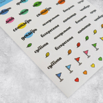 Наклейки для ежедневника «Планирование», 13 х 18 см