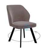 Стул DikLine 232 поворотный опоры чёрные