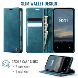 Чехол-книжка CaseMe RFiD iPhone 16 Pro Max