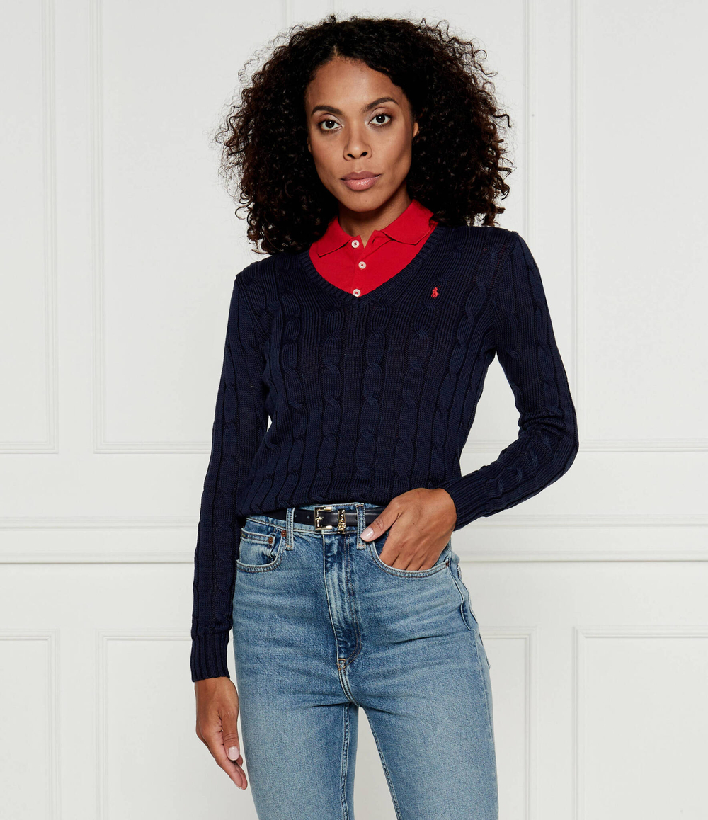 свитер POLO RALPH LAUREN - темно-синий(211891641)