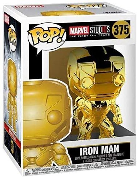 POP! Bobble: Marvel: Marvel Studios 1n: Iron Man (Chrome)