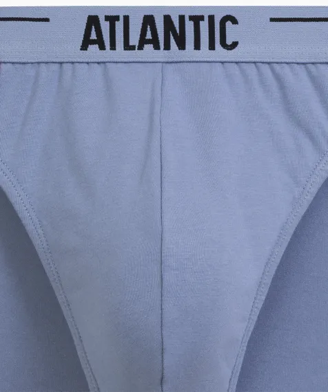 Трусы (5шт) мужские слипы спорт Atlantic, 5SMP-004, хлопок, графитовый + голубой + деним + индиго + темно-зеленый
