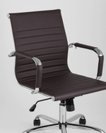 Кресло офисное TopChairs City S коричневое