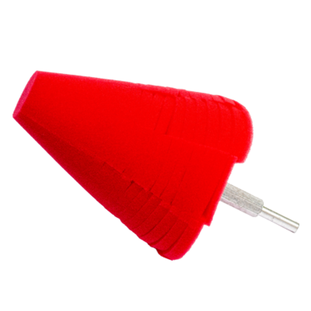 А302 Polishing Cone RED 100 мм - Конусный ультрамягкий полировальник (красный)
