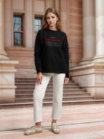 Лонгслив женский  "Дом там где...Saint-Petersburg" черный