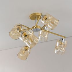 Citilux Клод CL137162 Люстра потолочная Золото