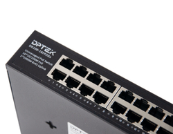 Коммутатор-свитч DPTEK DK100, 16 портов RJ45 PoE 100Мбит/с, 2 порта Uplink 1Гбит/с