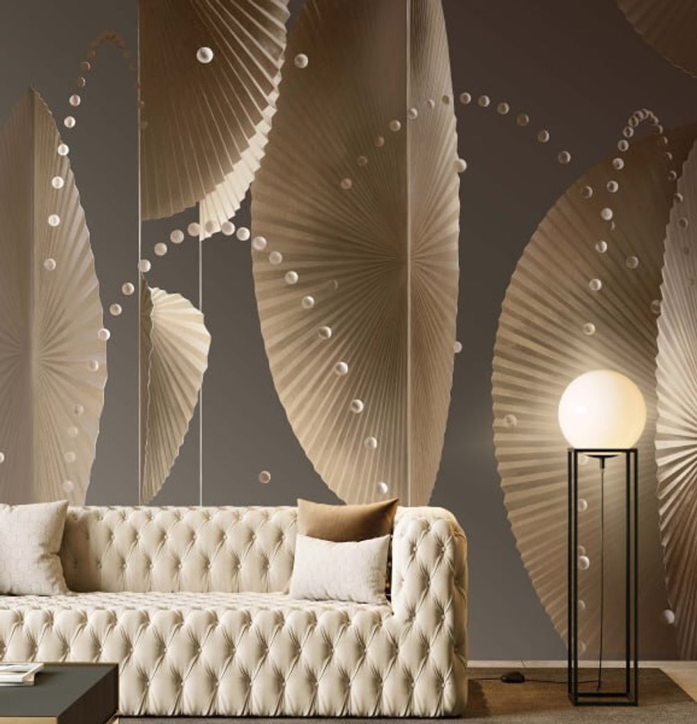 Бесшовная фреска Бронза VR.0047, 2,7 м (Ширина 4 м)