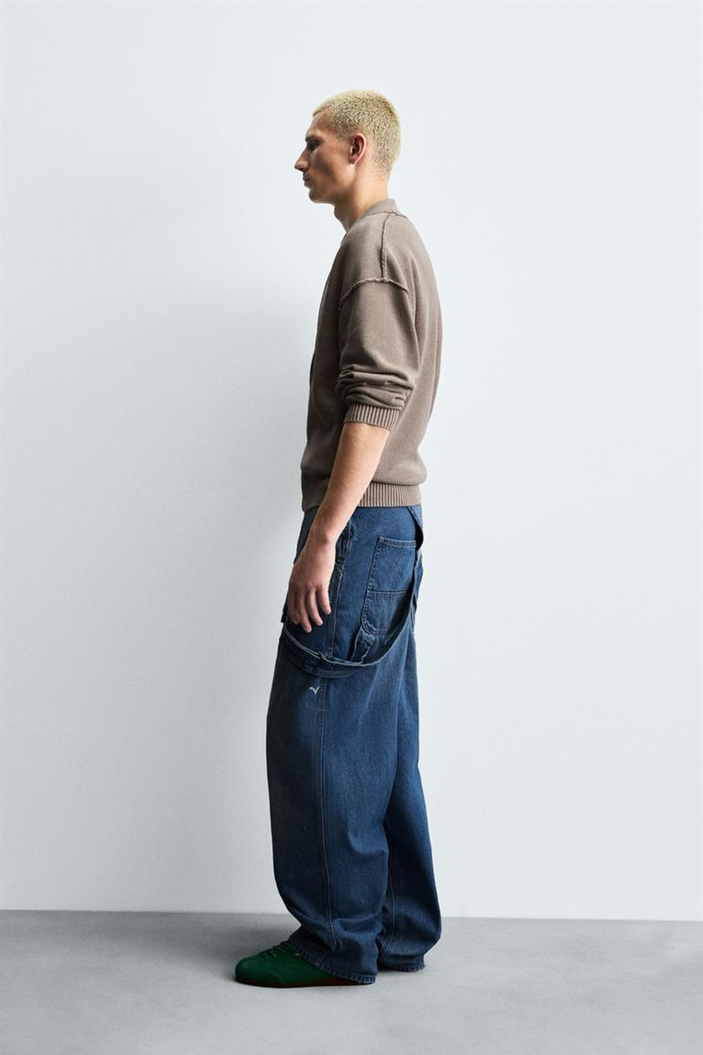 ZARA КАРДИГАН СВОБОДНОГО КРОЯ, ПЕСОЧНЫЙ