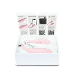 Розовое интерактивное виброяйцо Spot