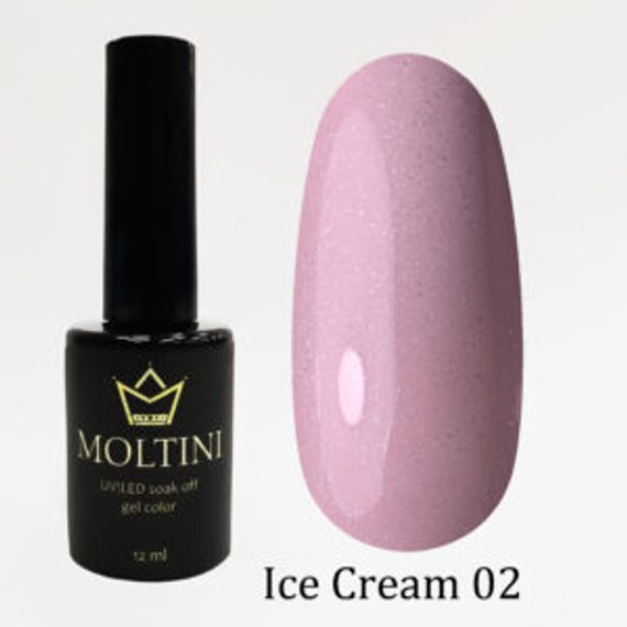 Гель-лак Moltini Ice Cream 002, 12 ml