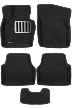 Коврики салона для VOLKSWAGEN Tiguan (2008-2016) Euromat 3D Lux черные. Арт. EM3D-005419