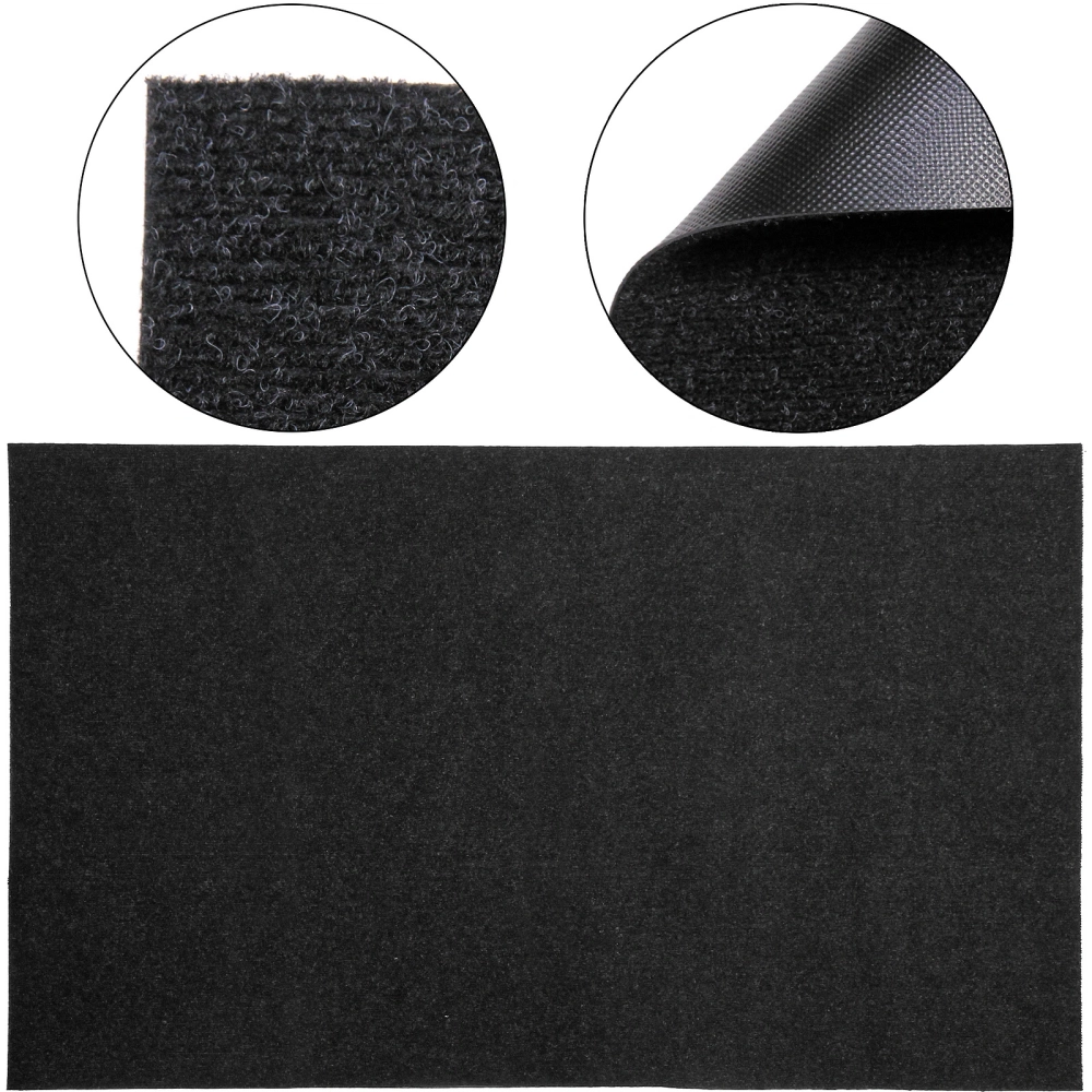 Коврик придверный 90*150см»Комфорт люкс» черный