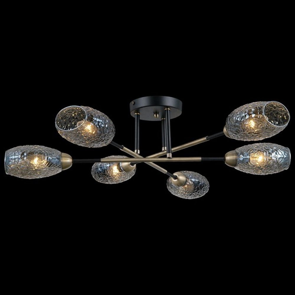 Потолочная люстра ILLUMICO  IL0255-6CSQ-79 BK AB