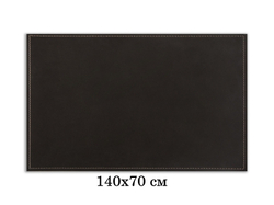 Бювар прямоугольный серия "Классика" 140x70 см кожа Cuoietto цвет темно-коричневый шоколад.