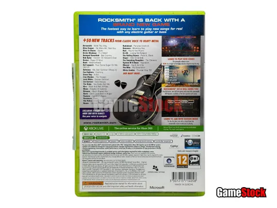 Xbox 360 Rocksmith 2014 Edition (только игра) (Б/У, Английская версия)