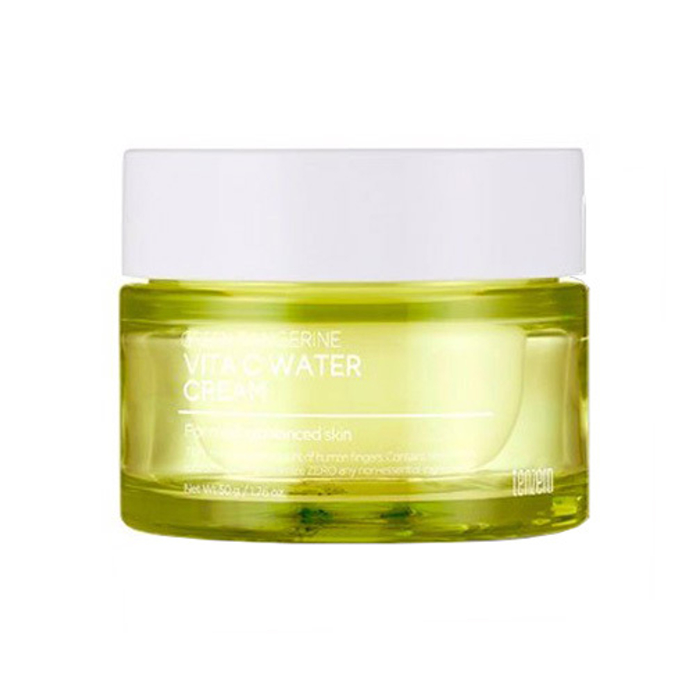 Освежающий крем с экстрактом Зелёного Мандарина Tenzero Green Tangerine Vita C Water Cream 50гр