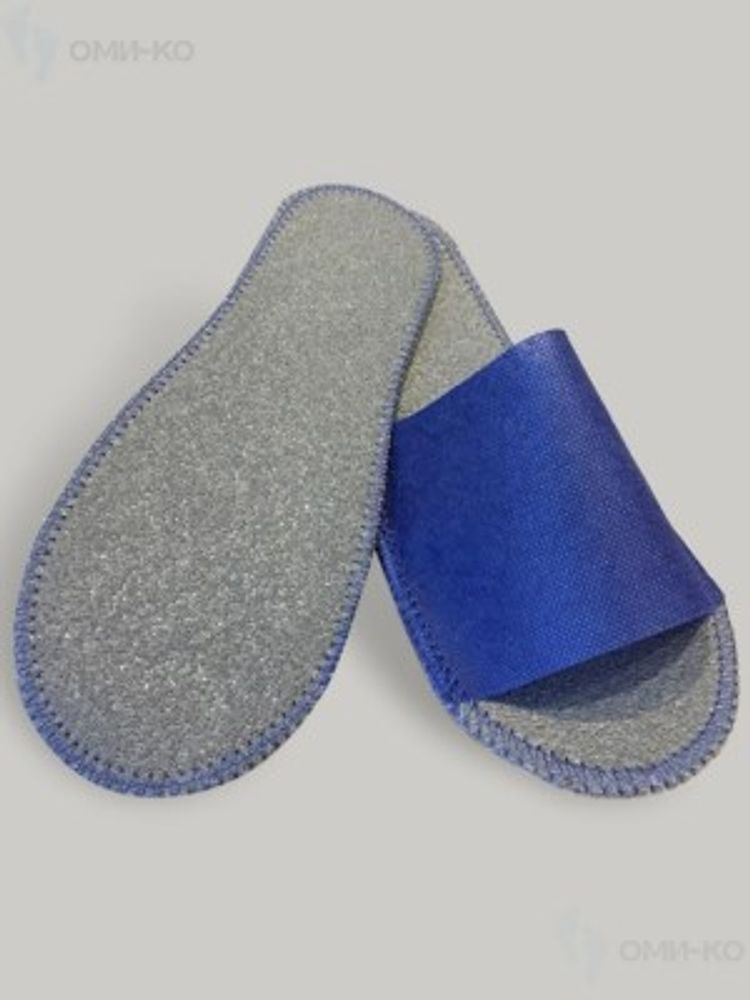 Тапочки "Стандарт лайт" Прошивные (оверлок), открытый мыс 60 г/м² АРТ 5031/150шт