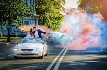 Цветной дым / огонь