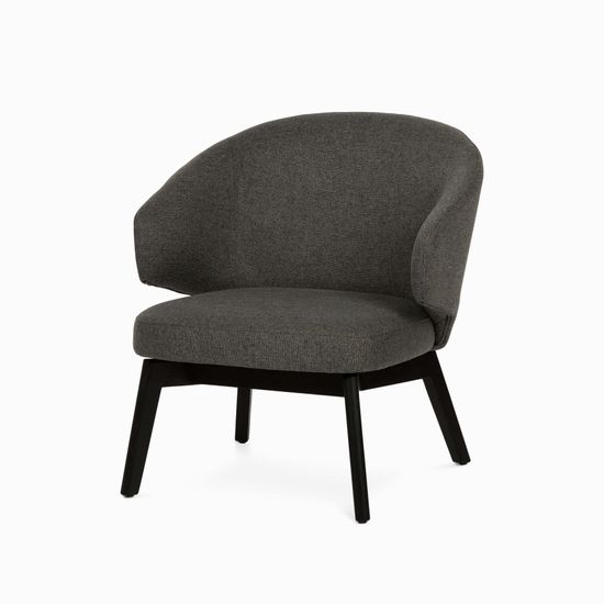 Кресло Terry Wood цвет темно-серый