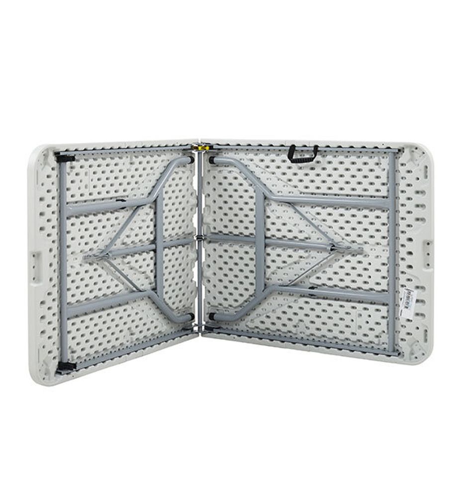 Стол-книжка пластиковый разборный бело-серый