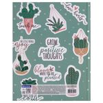 Дневник 5-11 класс 48 л., твердый, BRAUBERG, блестки, с подсказом, "Кактусы", 106420