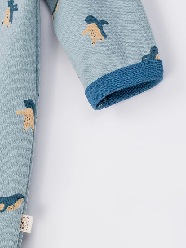 Слип с кнопками по шаговому шву 