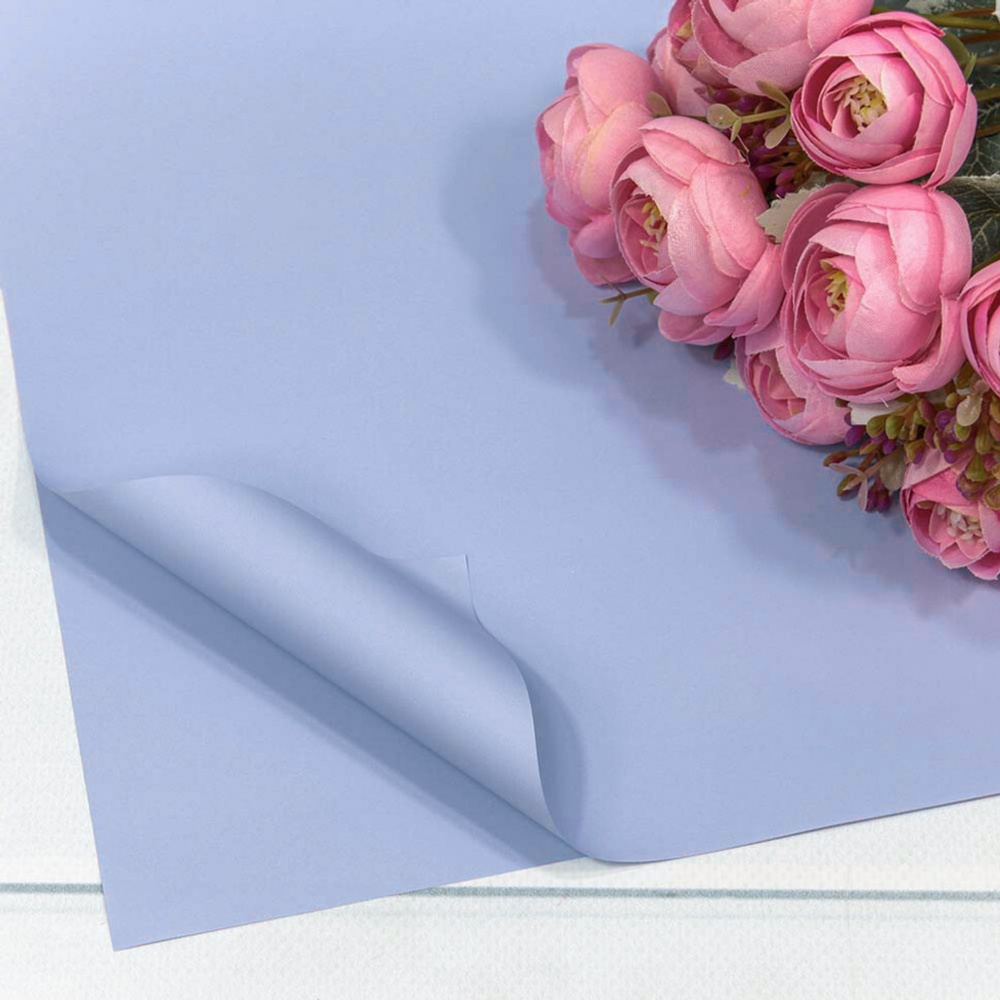 Пленка В листах 20 шт 60 х 60 см "Корейская" (Голубой)