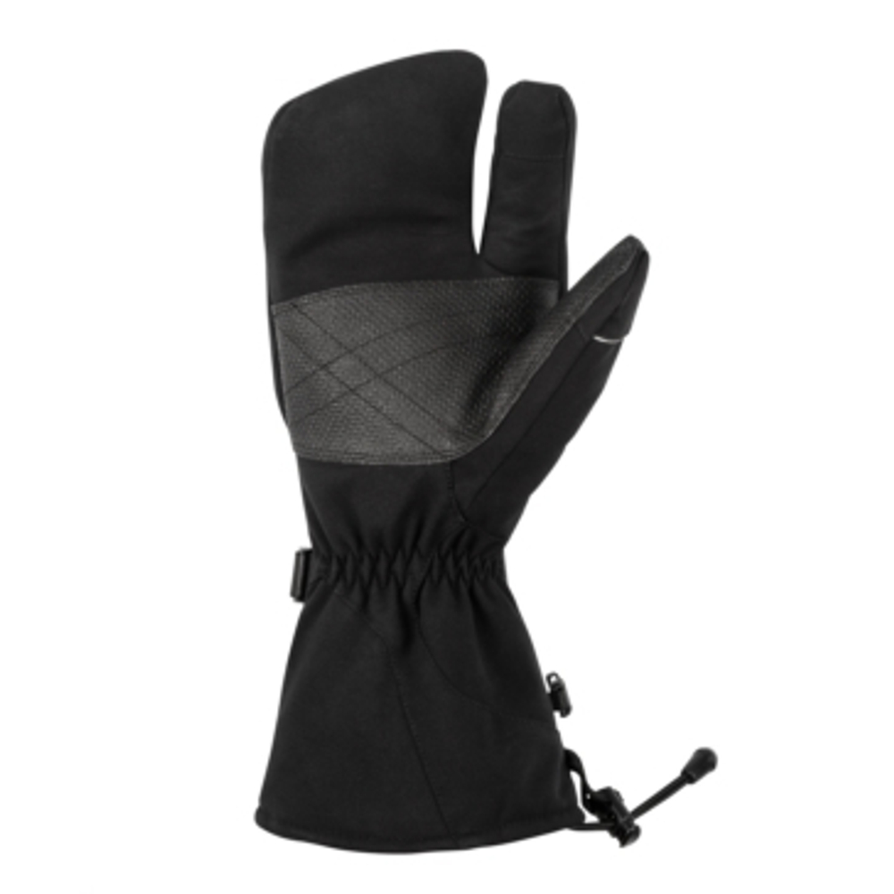 Перчатки трехпалые CKX THROTTLE, чёрный