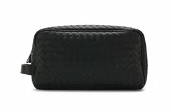 Кожаный несессер с плетением Bottega Veneta Intrecciato