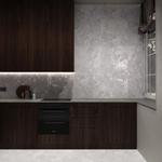 Керамогранит, Arcadia Ceramica, SEASTONE BIANCO, 600x600 мм, карвинг