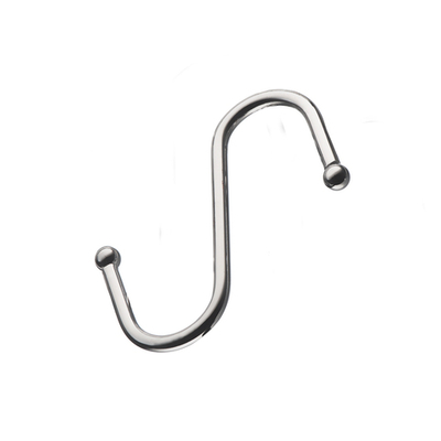 Крючок на рейлинг большой, хром