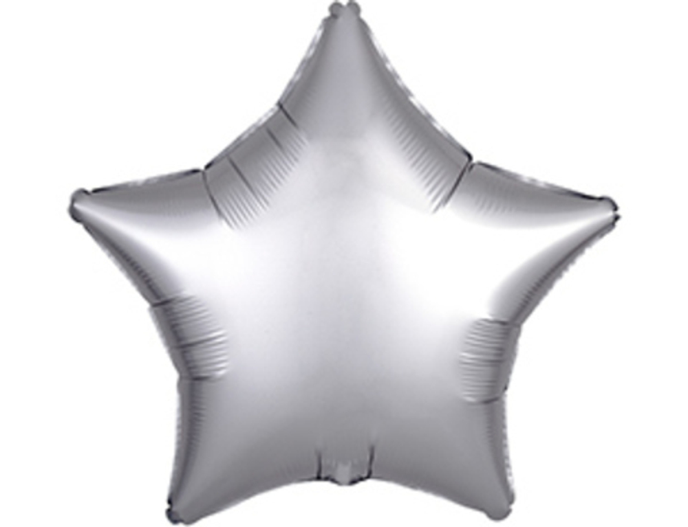 А 19"/48 см, Звезда, Сатин, Платина (Platinum), 1 шт