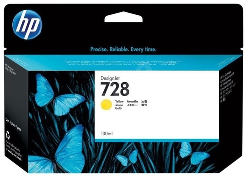 Картриджи HP 728 F9J65A желтый