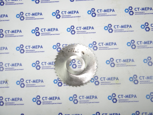 Фреза отрезная по металлу 80х2.5х22мм. z=40 Р6АМ5 с фаской без ш/п