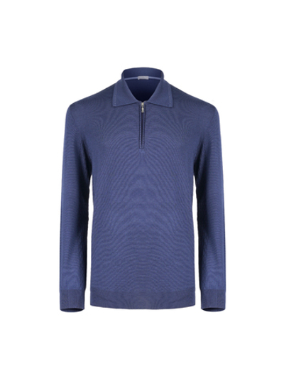 Поло с длинным рукавом на молнии Atelier Portofino