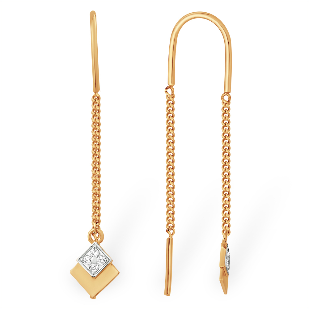 Серьги из золота 585 пробы