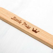 Зубная щётка для детей, бамбук Little Miss, 14 x 2 x 2 см