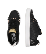 Кожаные кроссовки Versace Jeans Couture - черный(75VA3SKCZP318)